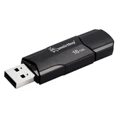 USB 2.0 накопитель SmartBuy 16GB CLUE, чёрный (SB16GBCLU-K)