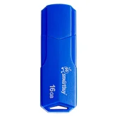 USB 2.0 накопитель SmartBuy 16GB CLUE, синий (SB16GBCLU-BU)