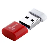 USB 2.0 накопитель SmartBuy 16GB LARA, красный (SB16GBLARA-R)