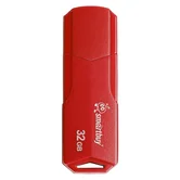 USB 2.0 накопитель SmartBuy 32GB CLUE, красный (SB32GBCLU-R)