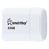 USB 2.0 накопитель SmartBuy 32GB LARA, белый (SB32GBLARA-W)
