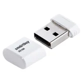 USB 2.0 накопитель SmartBuy 32GB LARA, белый (SB32GBLARA-W)