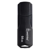 USB 2.0 накопитель SmartBuy 64GB CLUE, чёрный (SB64GBCLU-K)