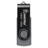 USB 3.0 /3.1 накопитель SmartBuy 128GB TWIST, чёрный (SB128GB3TWK)