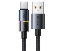 Кабель McDodo CA-8180 USB-A - USB-C 6A черный, 1,2м
