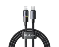 Кабель McDodo CA-8190 USB-C - Lightning, 36W, черный, 1,2м