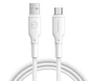 Кабель McDodo CA-6770 USB-A - MicroUSB, белый, 3A, 1,2м