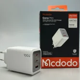 СЗУ 2USB-C + 1USB-A, McDodo CH-0120, Gana mini, 100W, белый
