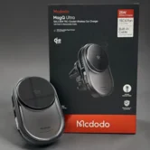Авт. держатель McDodo CH-8400 черный с Qi2.2