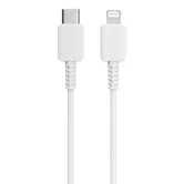 Кабель Breaking Classic, USB-C - Lightning, 27W, 3.0A, 1м, белый, 20150