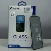 Защитное стекло iPhone 15 ANANK 2.5D прозрачное с рамкой 