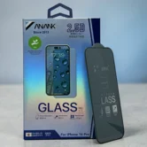 Защитное стекло iPhone 17/ 16 Pro ANANK 2.5D прозрачное с рамкой 