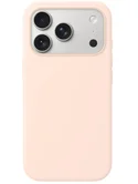 Чехол iPhone 17 Pro Max Silicone Case без лого (розовый)