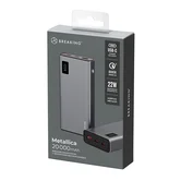 Внешний АКБ 20000 mAh Breaking Metallica, USB-A + 2USB-C, 22,5W, графит, 27202