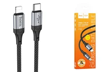 Кабель Hoco X102 PD USB-C - Lightning черный, 1м