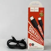 Кабель Hoco X88 60W USB-C - USB-C , черный, 1м