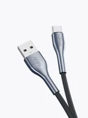 Кабель Deppa Apollo USB-A - USB-C, 66W, черный, 1м, 72604