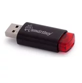 USB 2.0 накопитель SmartBuy Click 16GB (черный-красный)