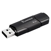 USB 2.0 накопитель SmartBuy 4GB CLUE, чёрный (SB4GBCLU-K)