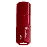 USB 2.0 накопитель SmartBuy 4GB CLUE, тёмно-красный (SB4GBCLU-BG)