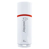 USB 2.0 накопитель SmartBuy 4GB CROWN, белый (SB4GBCRW-W)