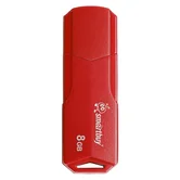 USB 2.0 накопитель SmartBuy 8GB CLUE, красный (SB8GBCLU-R)