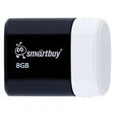 USB 2.0 накопитель SmartBuy 8GB LARA, чёрный (SB8GBLARA-K)