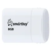 USB 2.0 накопитель SmartBuy 8GB LARA, белый (SB8GBLARA-W)