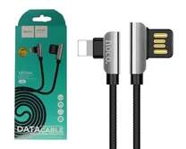 Кабель Hoco U42 USB-A - Lightning черный, 1,2м