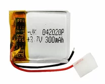 АКБ универсальный 042020P (4*20*20mm, 300 mAh)