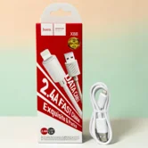 Кабель Hoco X88 USB-A - Lightning , 2.4A, белый, 1м