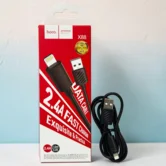 Кабель Hoco X88 USB-A - Lightning , 2.4A, черный, 1м