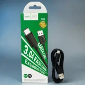 Кабель Hoco X88 USB-A - USB-C , 3A, черный, 1м