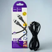 Кабель Hoco X109 USB-C - Lightning, 27W, черный, 2м