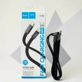 Кабель Hoco X125 USB-C - USB-C, 60W, черный, 1м