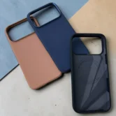 Чехол iPhone 17 Pro Max VLP Aster Pro Case MageSafe (темно-синий) 