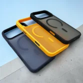 Чехол iPhone 17 Pro Max VLP LITE Bloom Case MageSafe (темно-синий) 