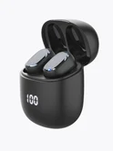Беспроводные наушники Deppa Air Buds Pro, TWS, BT 5.3, LED, 300 мАч, черные, 44193