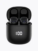 Беспроводные наушники Deppa Air Buds Pro, TWS, BT 5.3, LED, 300 мАч, черные, 44193