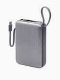 Внешний аккумулятор Deppa NRG Turbo Cable 20000 mAh, 22,5Вт, графит, 33700