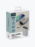 Внешний аккумулятор Deppa NRG Turbo 10000 mAh, 35Вт, серый, 33719