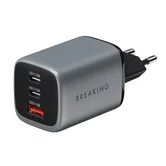 СЗУ Breaking P-22 2USB-C - 1USB-A, GaN, PD, 65W, QC 3.0, 3.0A