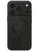 Чехол iPhone 17 Pro Деним силикон+пластик (Черный)
