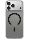 Чехол для iPhone 17 Pro Объемный пластик MagSafe (Черный)