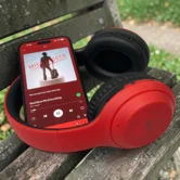 Наушники с Bluetooth Hoco W30 + с микрофоном красные