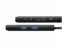 USB-C HUB Baseus Lite Series 6-Port USB-C - HDMI+USB-A 3.0*2+PD+SD/TF (черный)