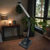 Зарядная станция настольная лампа X-1 черная