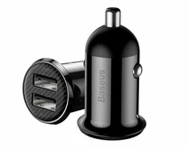 АЗУ-2USB-A Baseus Grain Pro 4.8A, черный