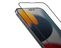 Защитное стекло iPhone 14 Pro/15/16 Big edge черное