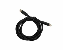 Кабель Axxa USB-C - Lightning нейлон, 3А, PD, черный